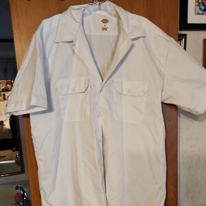 Dickies White Short Sleeve Work Shirt
